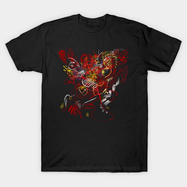 abstract viking art T-Shirt by Nikokosmos